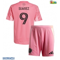 Inter Miami Luis Suarez #9 Hjemmedraktsett Barn 2025-26 Kortermet (+ Korte bukser)